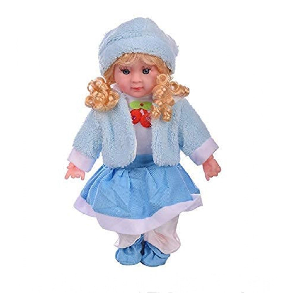 Plastic Singing Songs And Poem Baby Girl Doll (Multicolor )