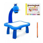 Plastic Drawing Projector Table For Kids (Multicolor )
