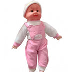 Plastic Happy Baby Laughing Musical Boy Doll With Touch Sensors - Sound Ideal Gift For Kids (Multicolor )