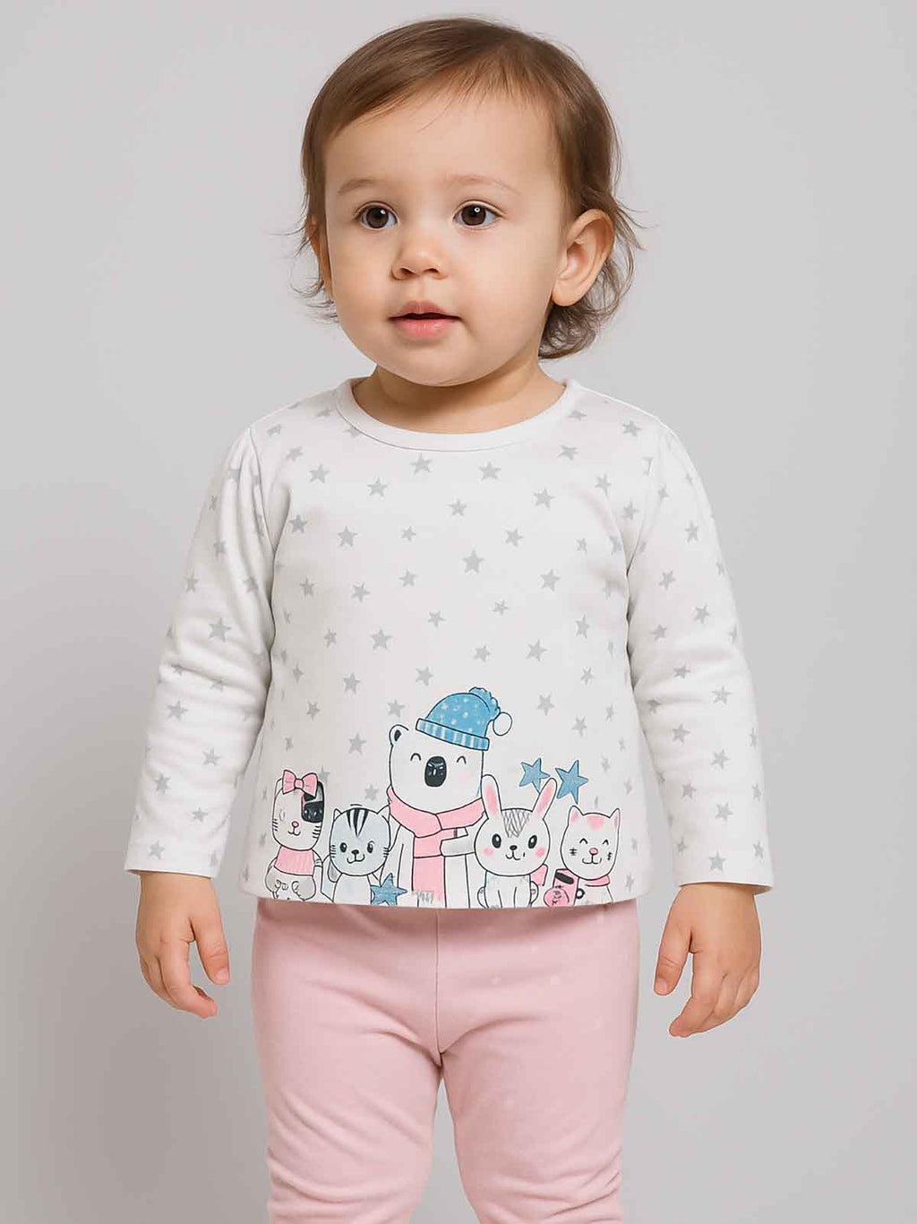 Baby Girls Printed T Shirt