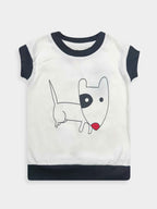 Baby Girls Printed Pyjama Set