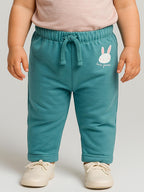 Baby Girls French Terry Sweat Green Pant