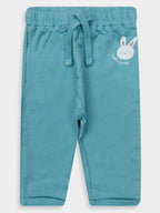 Baby Girls French Terry Sweat Green Pant