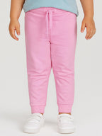 Baby Girls French Terry Pink Jogger