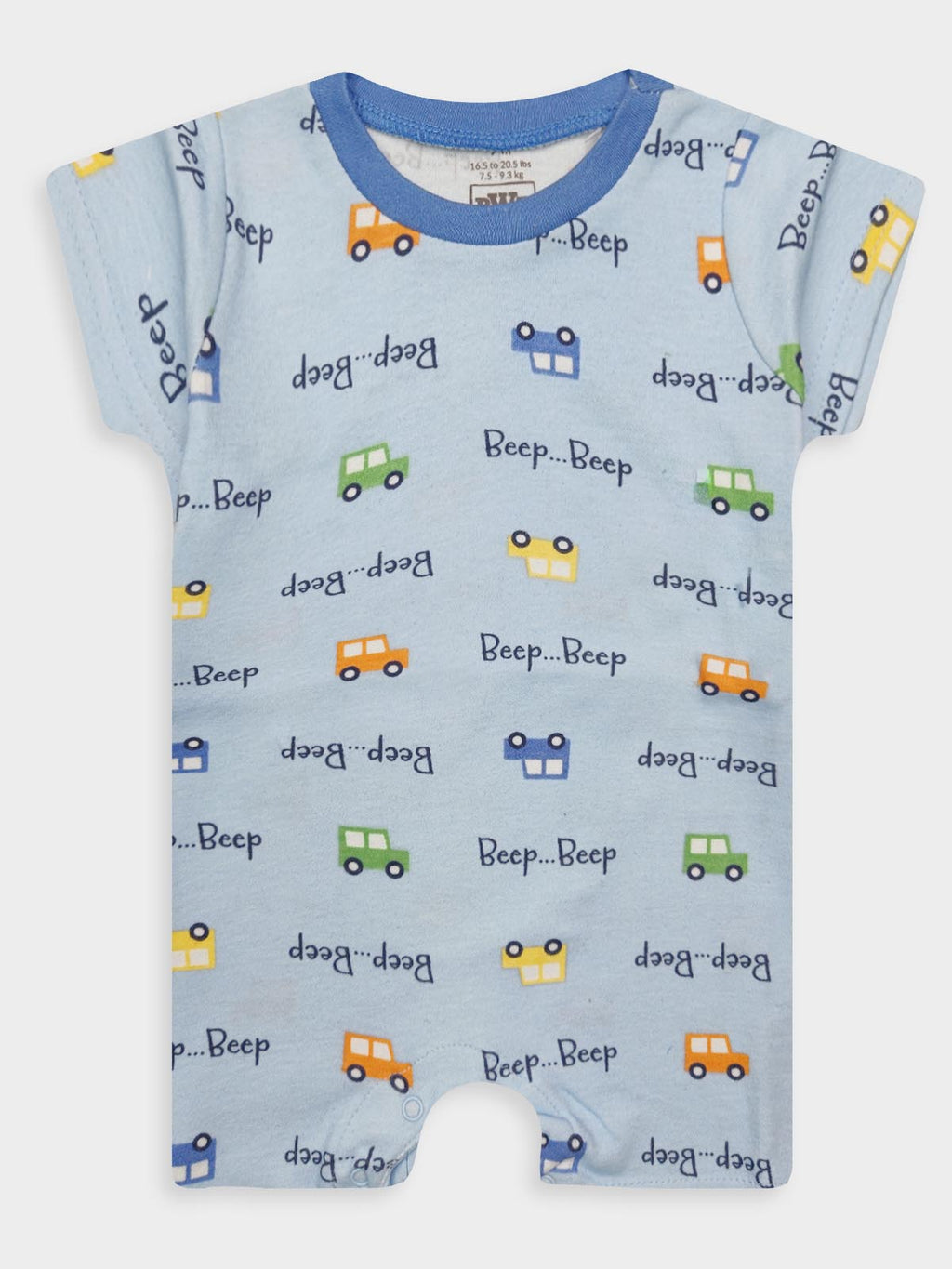 Baby Boy Printed Blue Playsuits