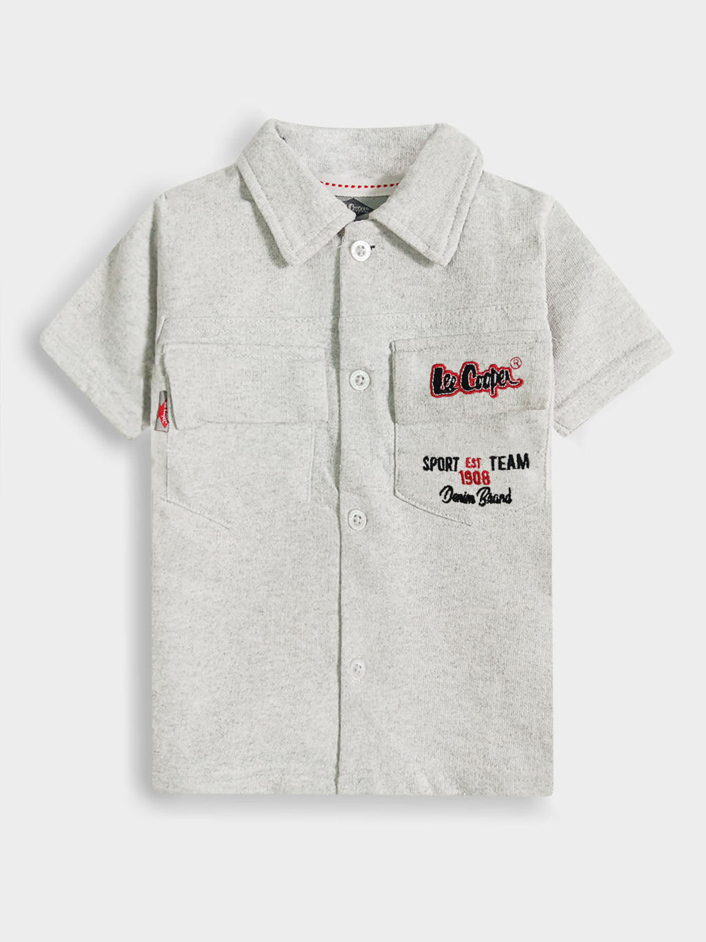 Baby Boys Knit Melange Shirt