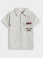Baby Boys Knit Melange Shirt