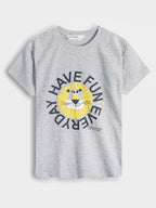 Boys Lion Printed T-Shirt