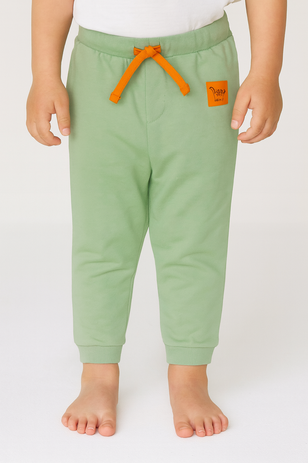 Baby Boys French Terry Green Sweat Pant