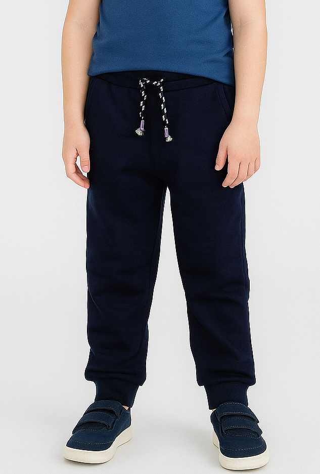 Boys Fleece Navy Jogger