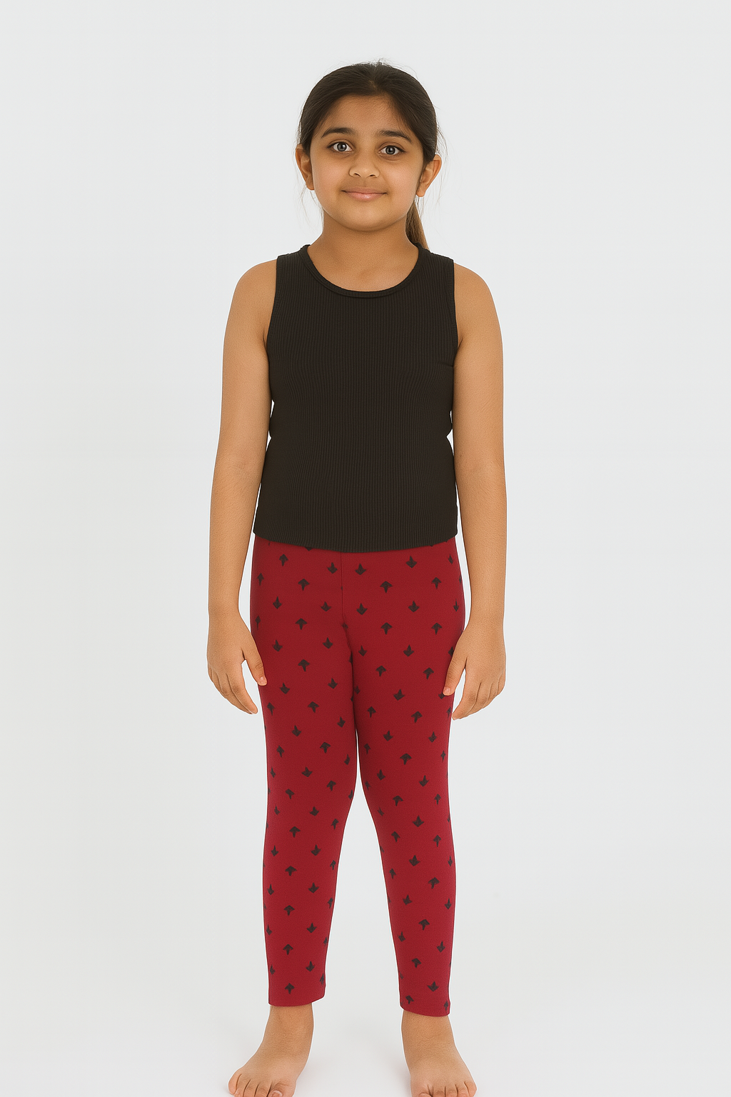 Girls Printed Stretch Legging