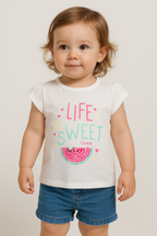 Baby Girls Sequined T Shirt