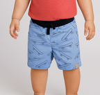 Baby Boys Blue Woven Shorts