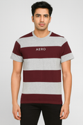 Mens Rugby Striped T Shirt