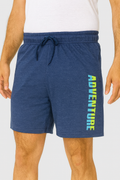 Mens French Terry Shorts | Navy Melange