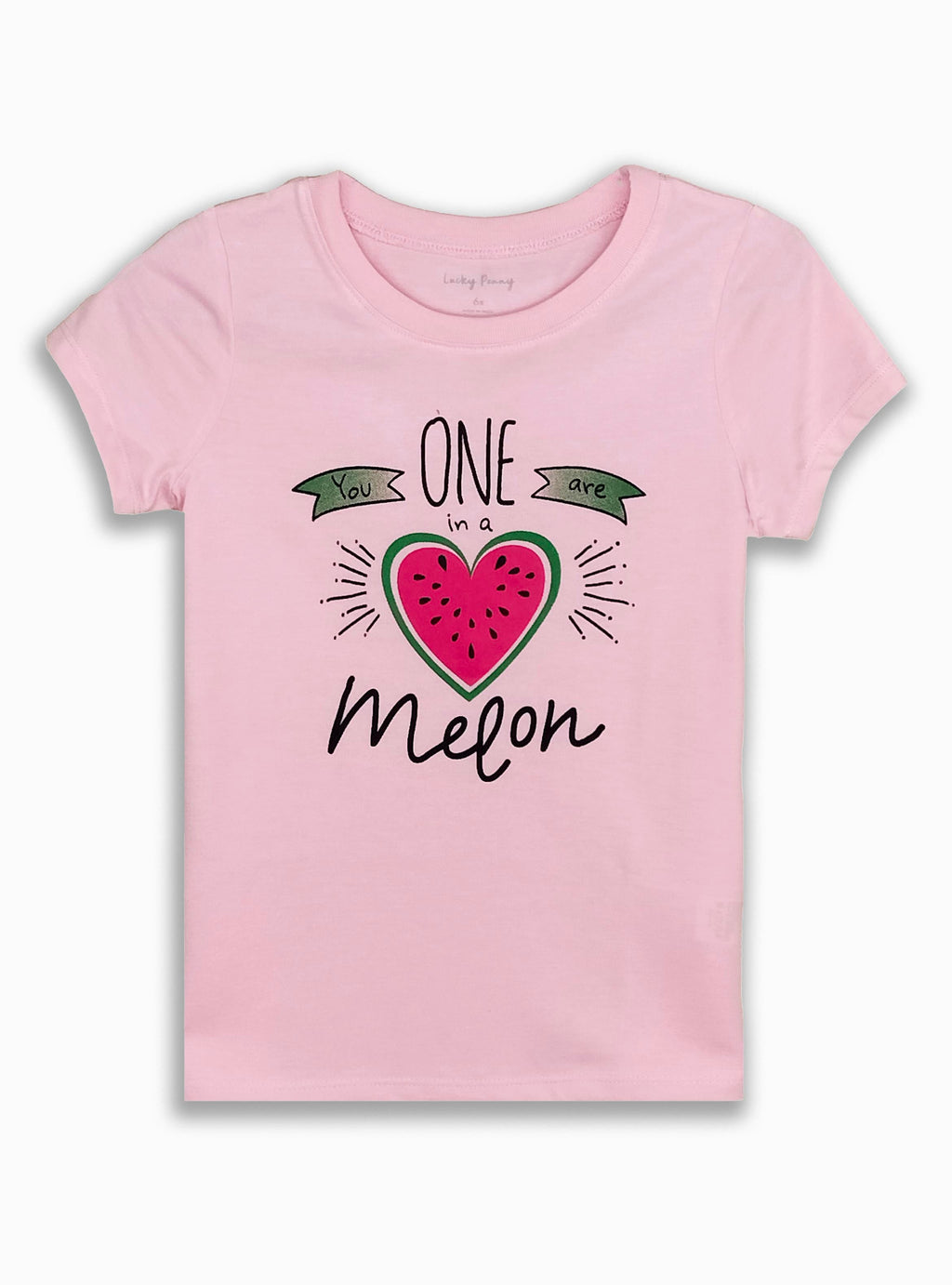 Girls Printed Top Pink