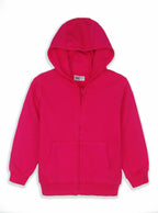 Girls Fleece Full Zipper Sweatshirt