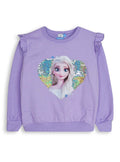 Girls Brushed Pullover Sweatshirt Lilac