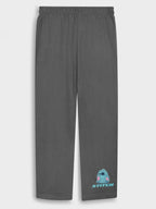 Girls Printed Grey Pyjama Set