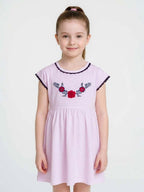 Girls Printed Knit Dress