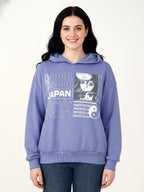 Ladies Hooded Pullover Sweatshirts | Lilac
