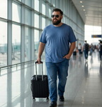 Mens Plus Sizes Crew Neck T shirt
