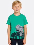 Boys Applique Green Tshirt