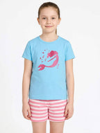 Girls Printed Shorty Pyjama Sets Packaged