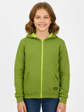 Girls Fleece Full Zipper Sweatshirt