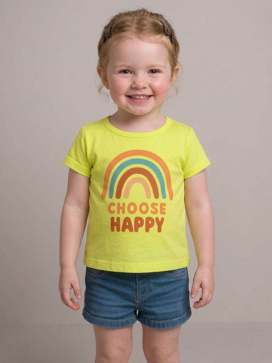 Baby Girls Printed T Shirt