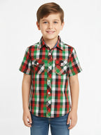 Boys Checked Woven Shirts