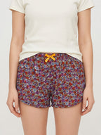 Ladies Nightwear Shorts Red