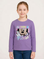 Girls Long Sleeve Printed T Shirt