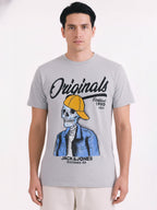 Mens Short Sleeve Printed T Shirt