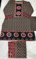 Cotton Block Print Sharara | Gopi Dress Set