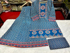 Cotton Block Print Sharara | Gopi Dress Set