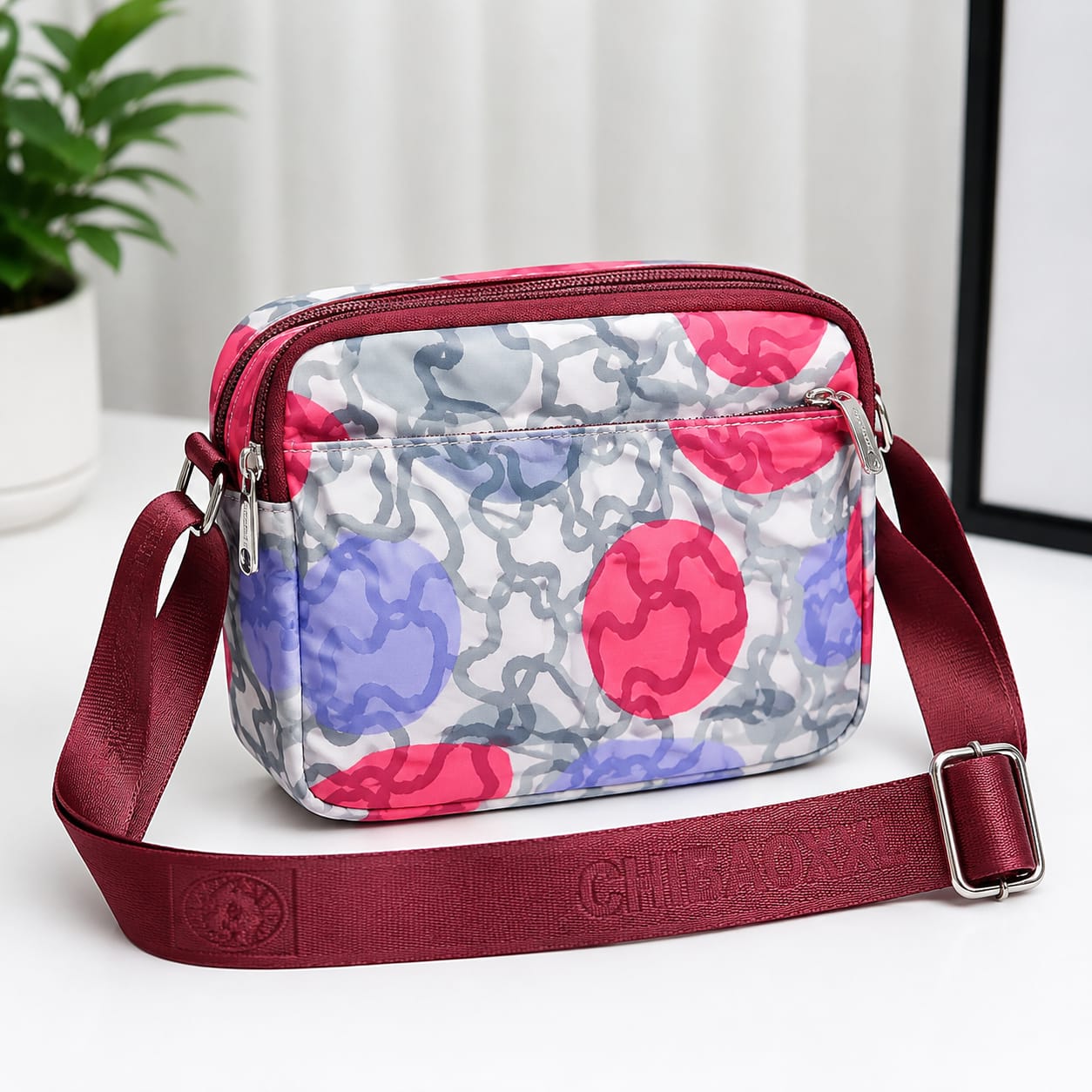 Satin Fabric Heavy Quality Sling Bag