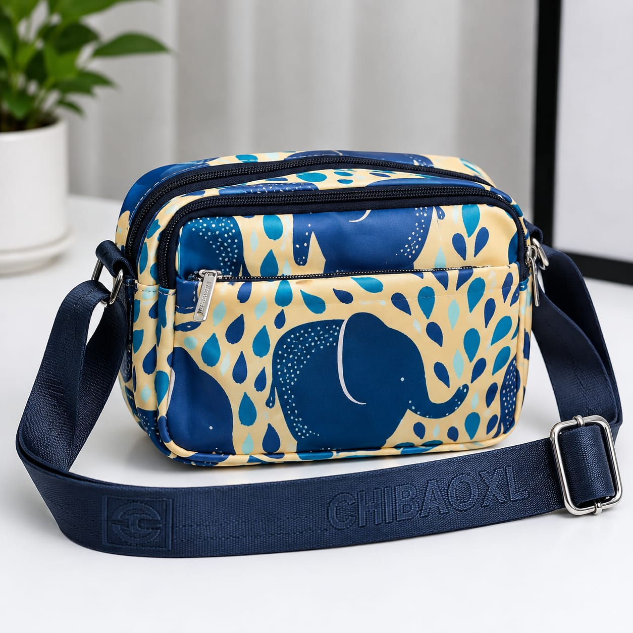 Satin Fabric Heavy Quality Sling Bag