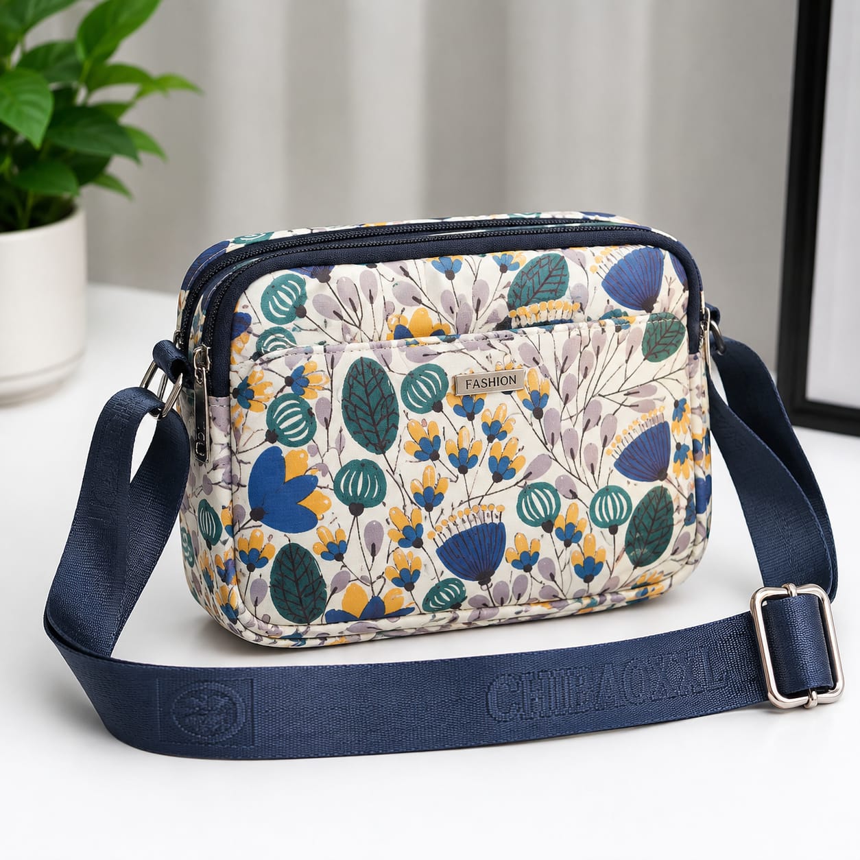 Satin Fabric Heavy Quality Sling Bag