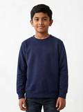 Boys Navy Pullover Fleece Sweatshirt