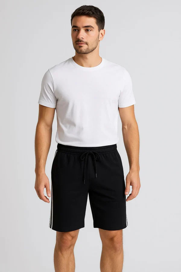 Mens French Terry Shorts Black