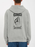 Mens Print Hooded Fleece Sweatshirt