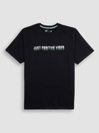 Mens Printed T Shirt Black