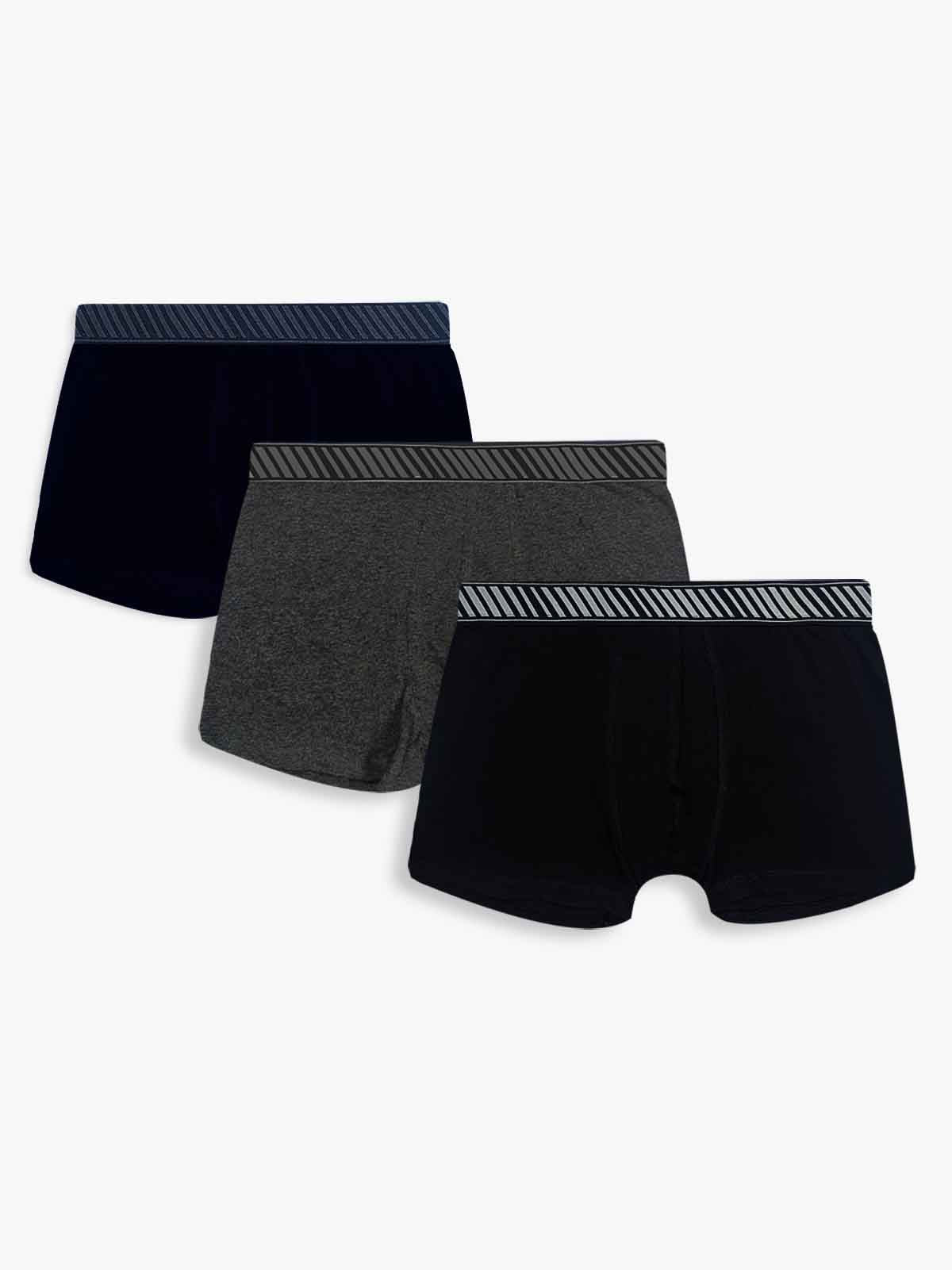 Mens Outer Elastic 3 Pack Boxers