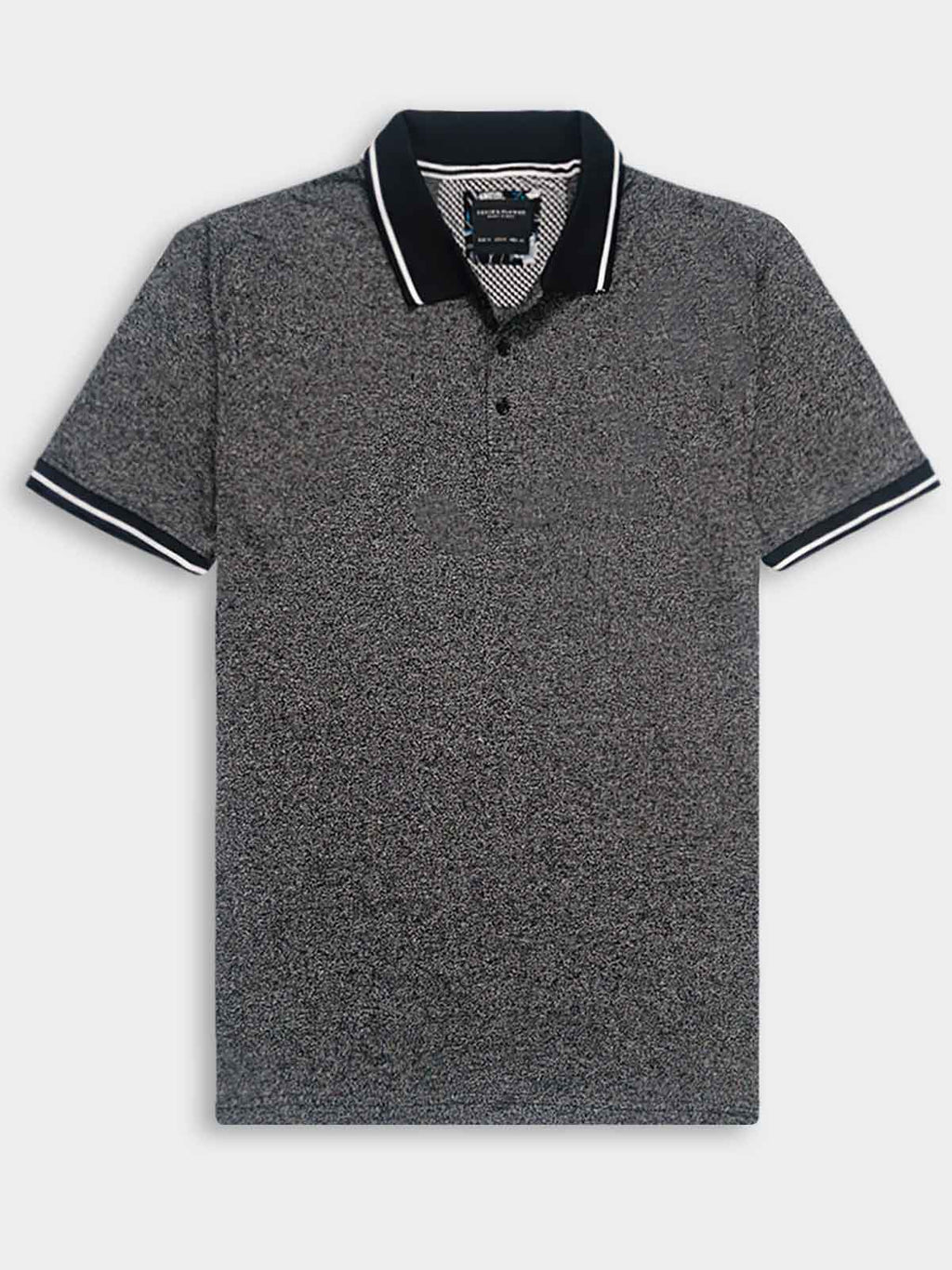 Mens Grindled Yarn Polo