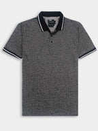 Mens Grindled Yarn Polo