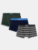 Men's 3 Pc Pack Stretch Boxers