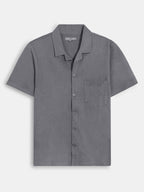 Mens Knit Grey Shirt