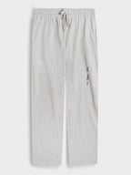 Mens Printed Summer Track Pant Grey