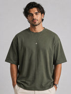 Mens French Terry Oversized Fit T-Shirt